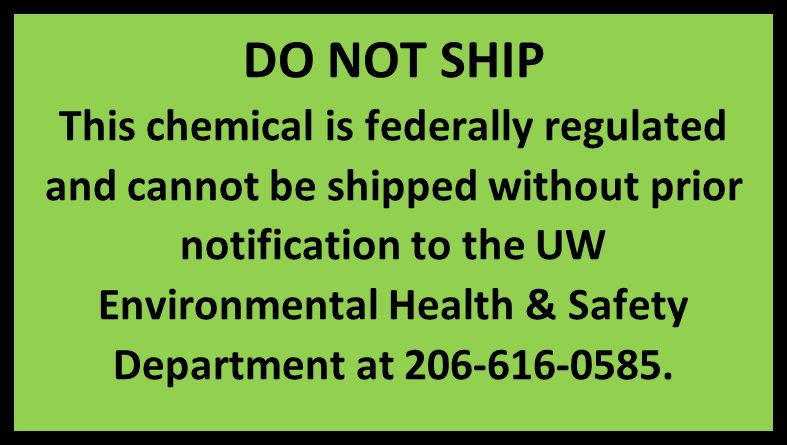 Homeland Security Do Not Ship label