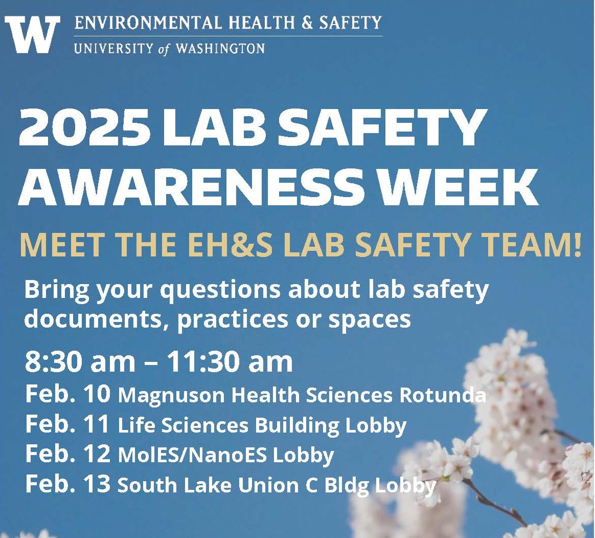 lab safety awareness week poster