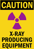 Caution X-Ray Equipment sgn